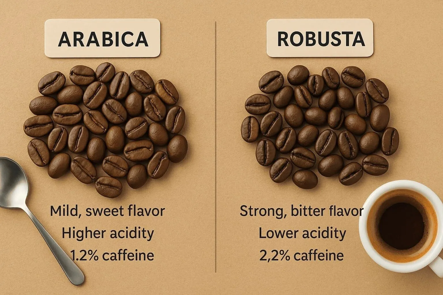 Arabika vs Robusta: Mana Biji Kopi yang Cocok untuk Anda?